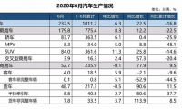 2020年6月汽车工业经济运行情况分析