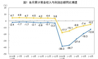 国家统计局：上半年规模以上工业企业利润同比降12.8%